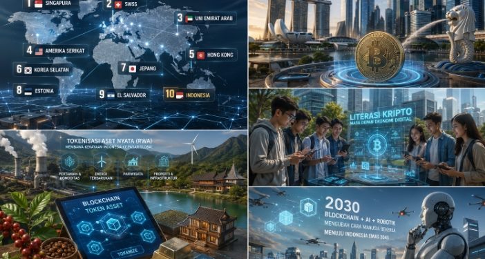 10 Negara Paling Siap Memasuki Era Blockchain: Mengapa Indonesia Masih Tertinggal dalam Literasi Kripto?