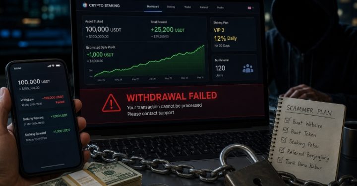 Honeypot dan Staking Berkedok Investasi: Membongkar Pola Skema Ponzi Kripto yang Mengincar Investor Indonesia