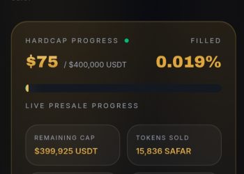 Presale SAFAR: Baru $75 Terkumpul, tetapi Mesin Pertumbuhan Mulai Bergerak