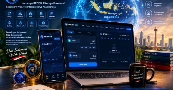 RECEH DEX: Namanya RECEH, Fiturnya Premium! Ekosistem Web3 Terintegrasi Kulikan Profesional Developer Lokal