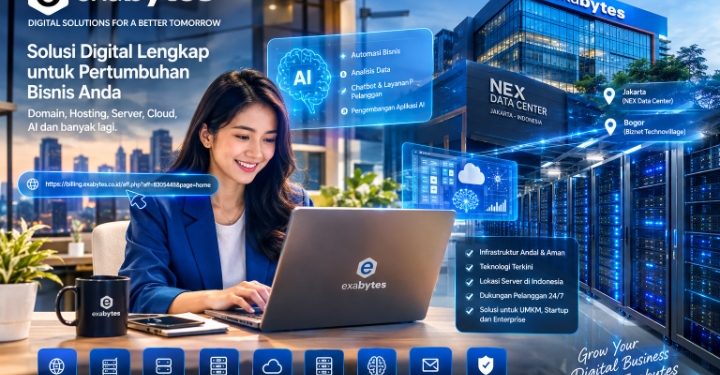 PT. Exabytes Network Indonesia, Mendorong Pertumbuhan Bisnis Digital melalui Infrastruktur Hosting, Cloud, dan Teknologi AI