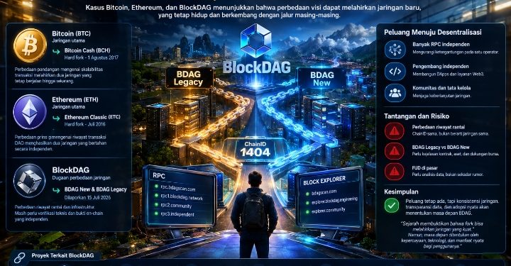 BDAG New vs BDAG Legacy: Analisis Fork BlockDAG, ChainID 1404, dan Peluang Desentralisasi Blockchain